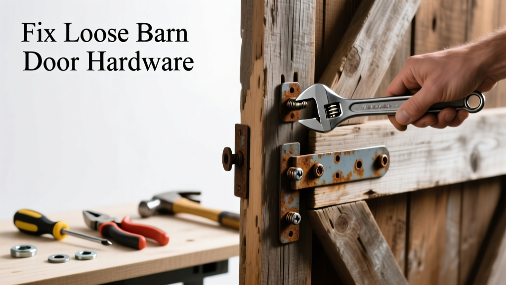 Fix Loose Barn Door Hardware Causing Noise
