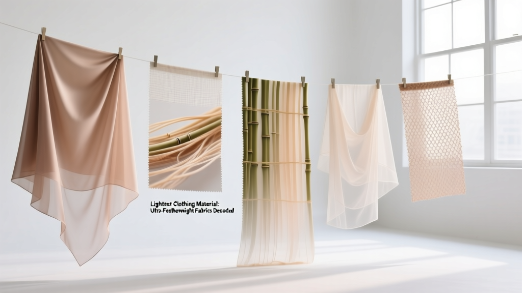Lightest Clothing Material: Ultra-Featherweight Fabrics Decoded