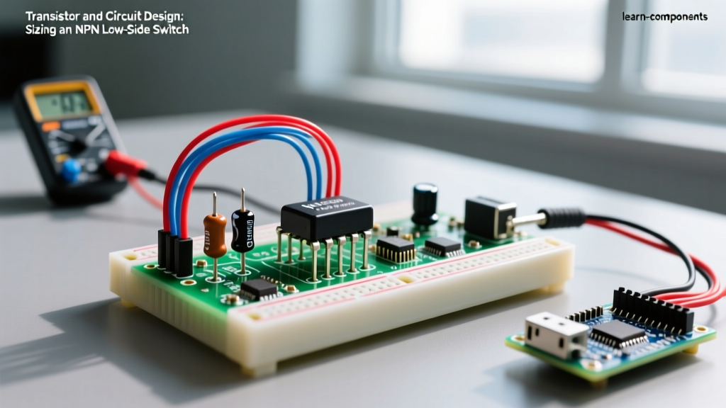 Transistor and Circuit Design: Sizing an NPN Low-Side Switch