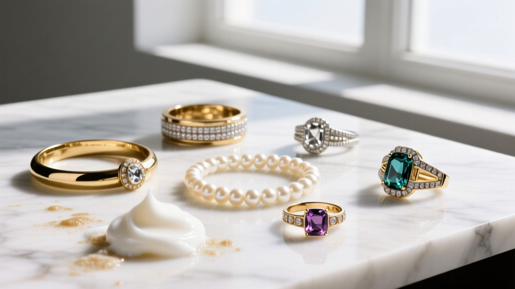 How to Clean Jewelry Buildup from Lotions & Soap