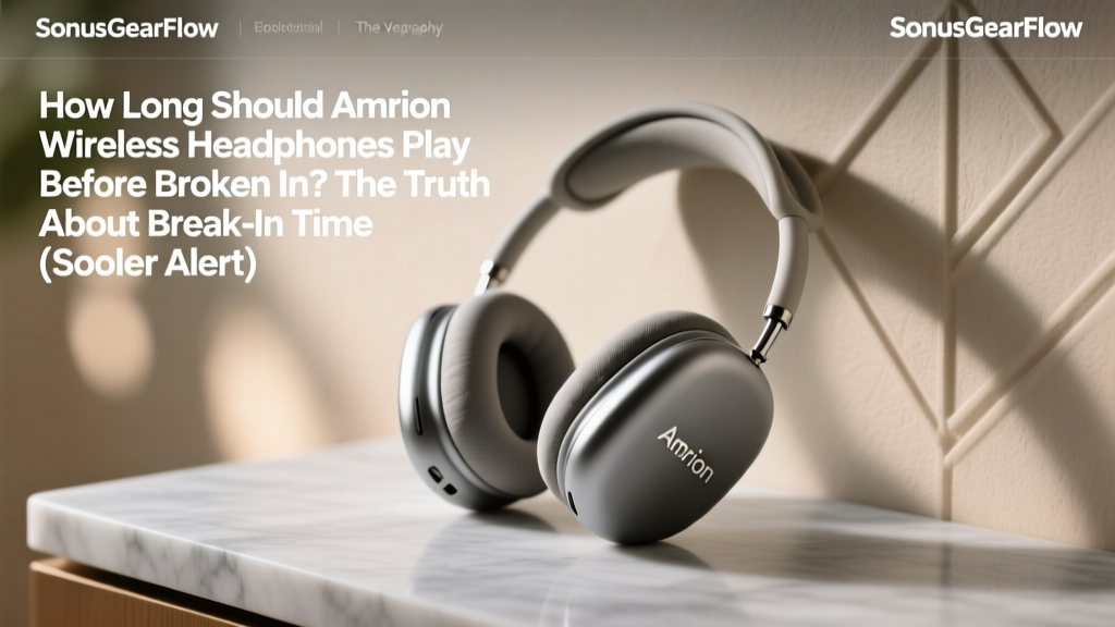 Amrion Wireless Headphones Break-In Time: What Engineers Say