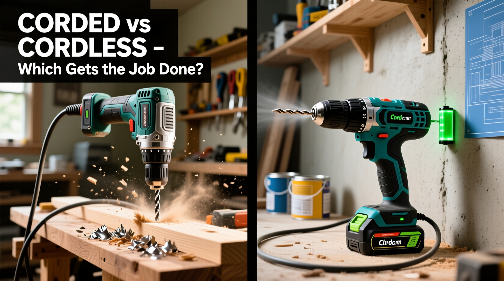 corded drill vs cordless for home repairs which gets the job done