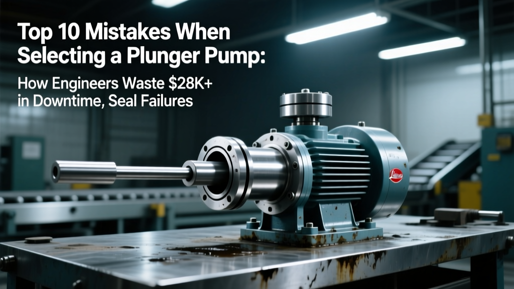 10 Plunger Pump Selection Mistakes Costing $28K+ Downtime