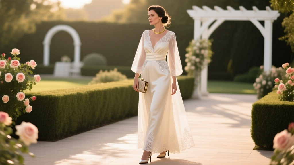 How to Dress Up a Maxi Dress for a Wedding
