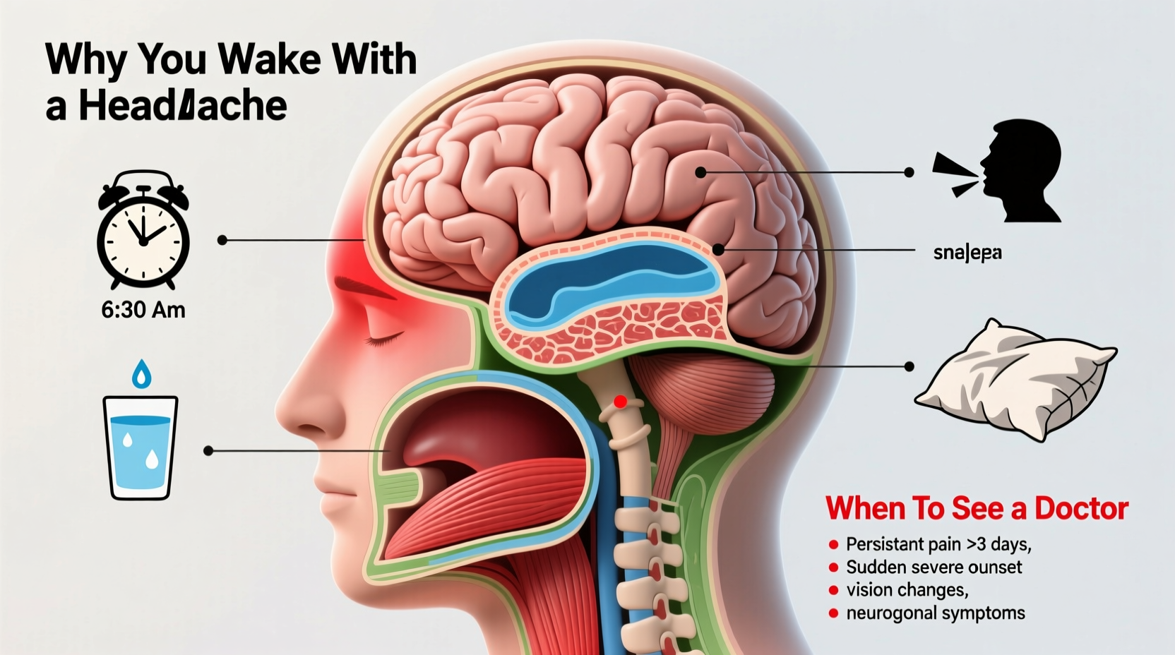 why do i wake up with a headache and when to be concerned