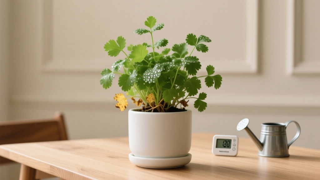 Cilantro Care: Watering & Fixing Yellow Leaves