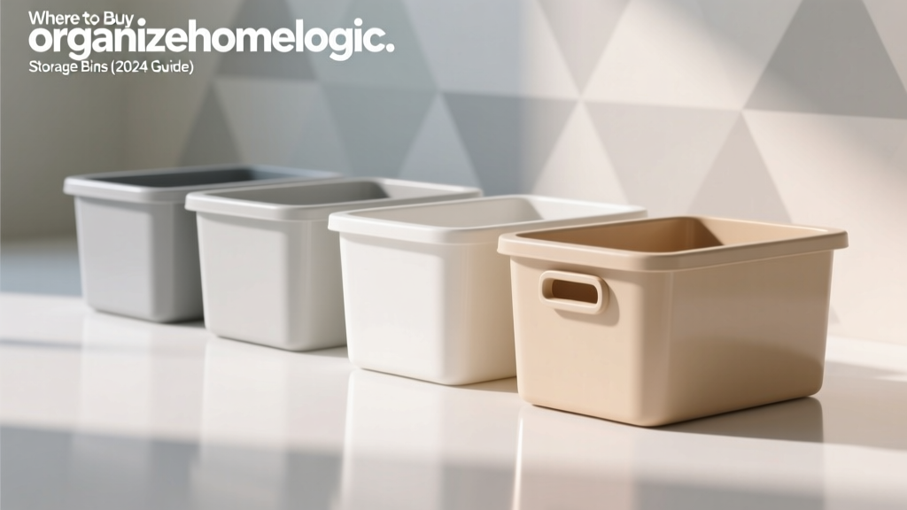 Where to Buy Long Plastic Storage Bins (2024 Guide)
