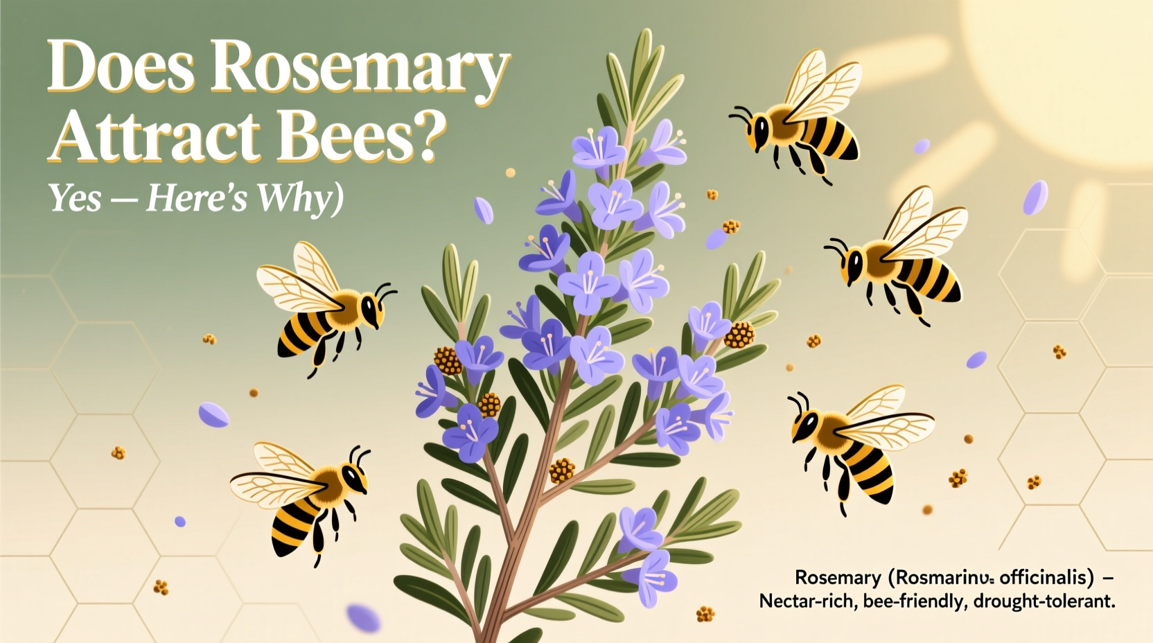 Why Bees Love Rosemary | TheHomeSprouts