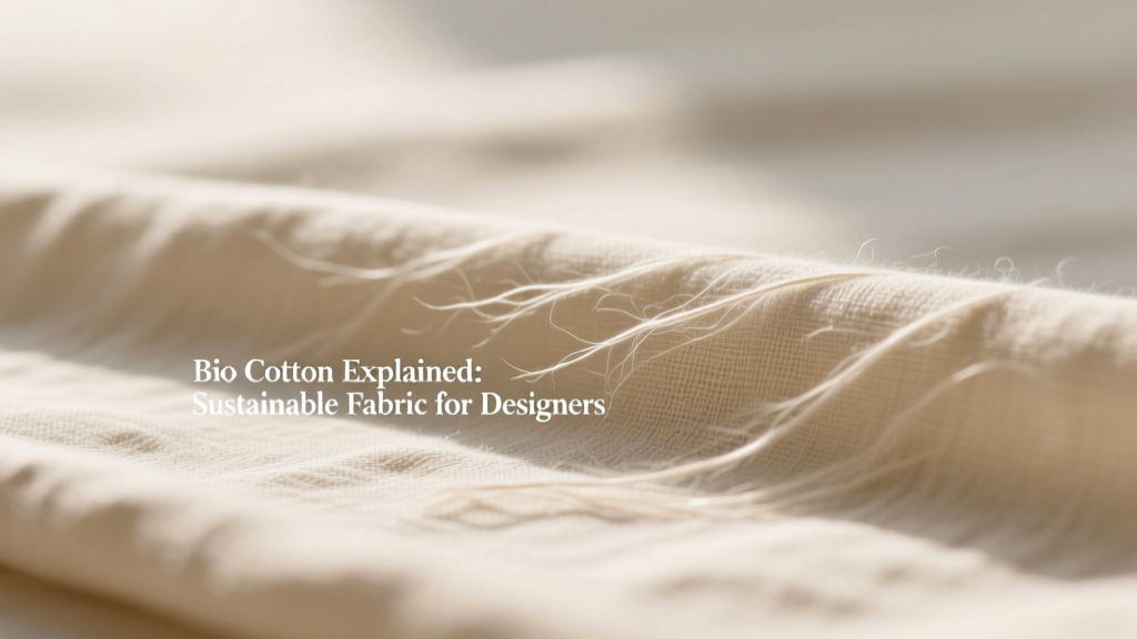 Bio Cotton Explained: Sustainable Fabric for Designers