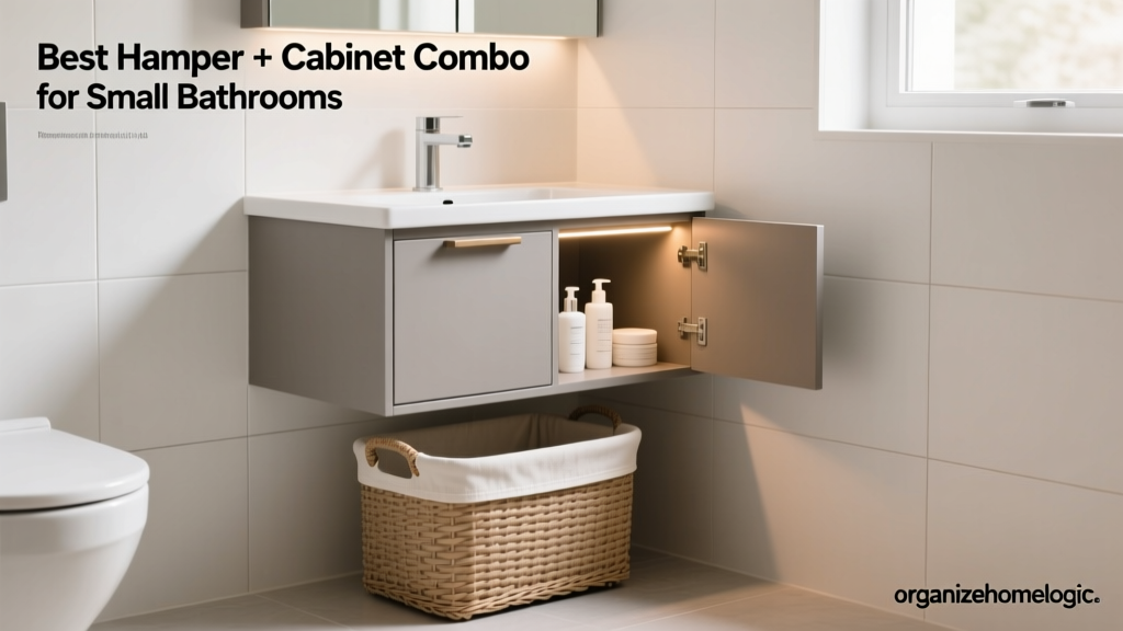 Best Hamper + Cabinet Combo for Small Bathrooms