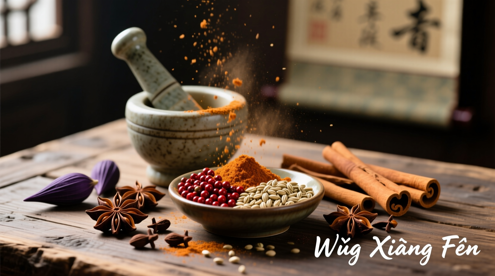 Traditional Chinese five spice powder ingredients