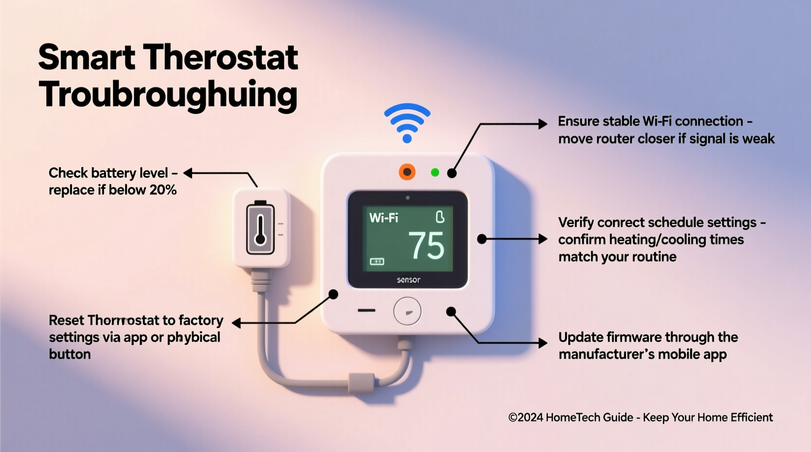why is my smart thermostat acting weird and wasting energy simple troubleshooting steps