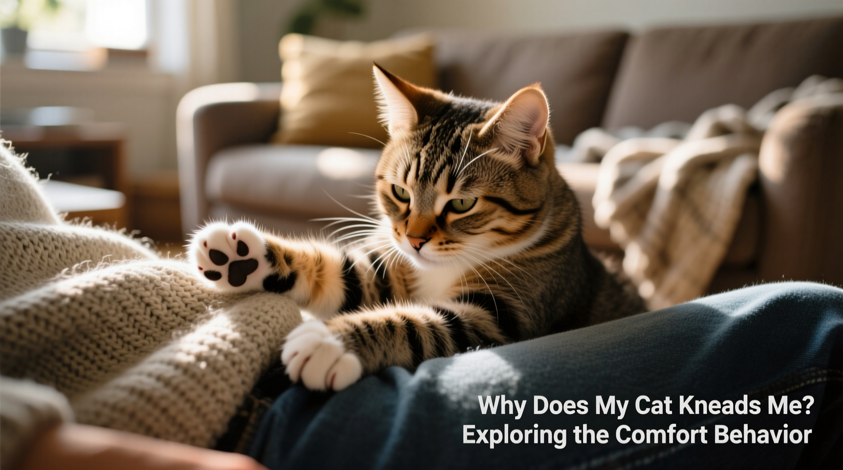 why does my cat knead me exploring the comfort behavior