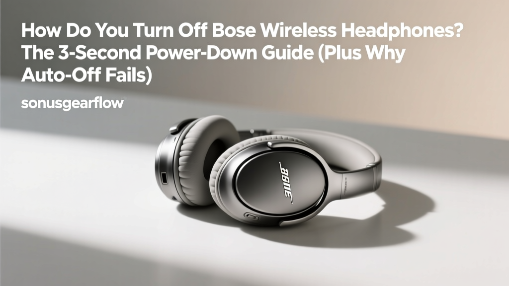 How Do You Turn Off Bose Wireless Headphones (2026)