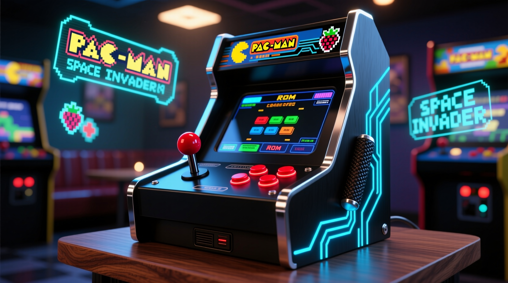 this raspberry pi powered arcade stick is pre loaded wi