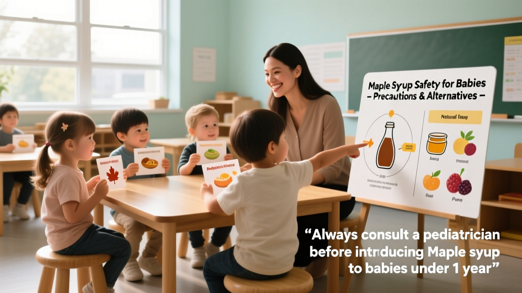 Maple Syrup for Babies: Safety Precautions, Age-Specific Guidelines, and Nutritionally Sound Alternatives