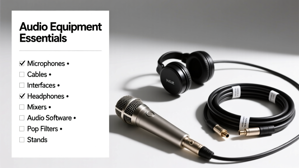 Audio Equipment Checklist for Auto Acoustics