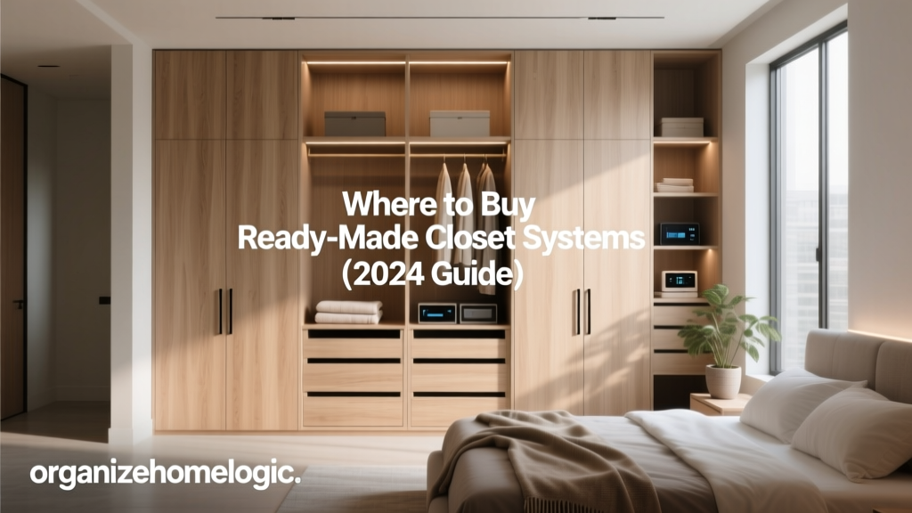 Where to Buy Ready-Made Closet Systems (2024 Guide)