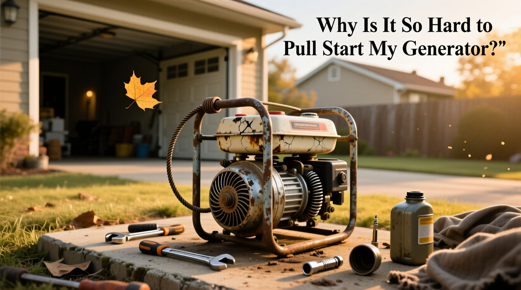 How to Choose Generator Kick Starter, Why Is It So Hard to Pull Start My Generator?