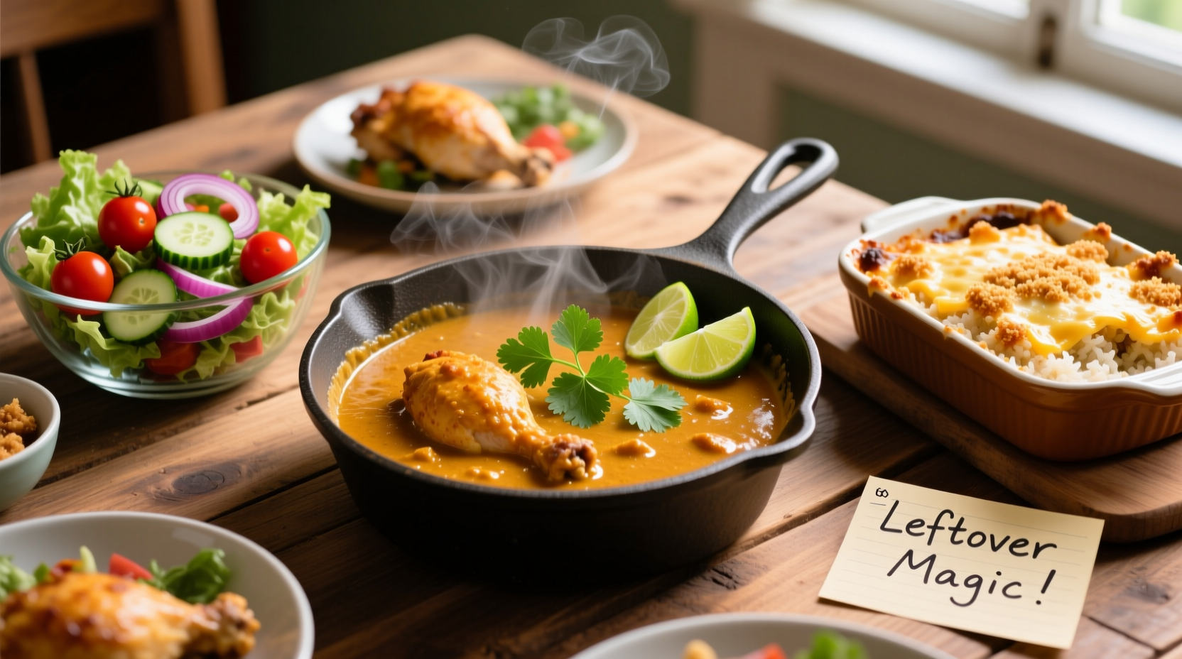 what to cook with leftover chicken