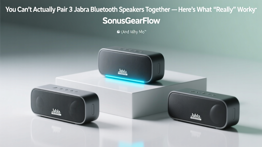 How to Pair 3 Jabra Speakers: What Actually Works