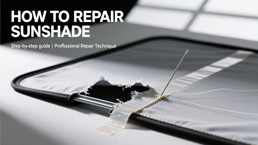 How To Repair Sunshade: A Practical, Step-by-Step Repair Guide for Manual, Motorized, and Retractable Models