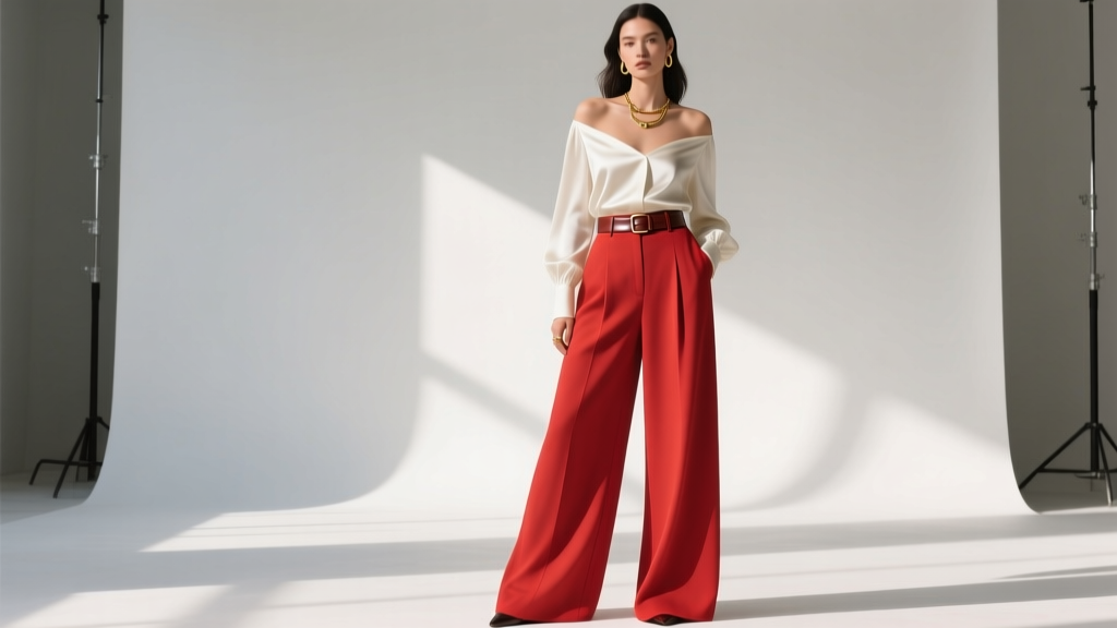 What Top to Wear with High Waisted Wide Leg Pants