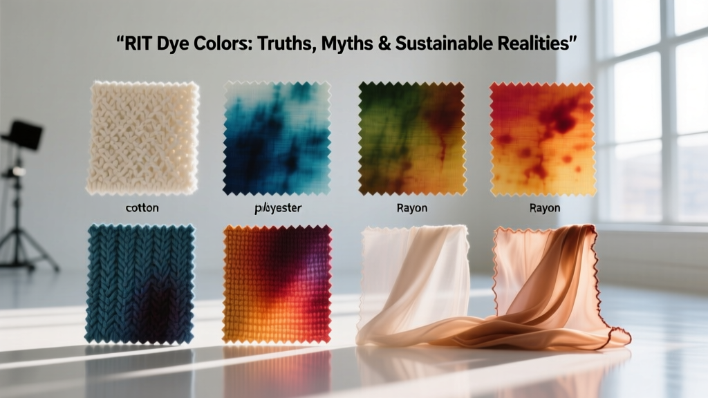 RIT Dye Colors: Truths, Myths & Sustainable Realities