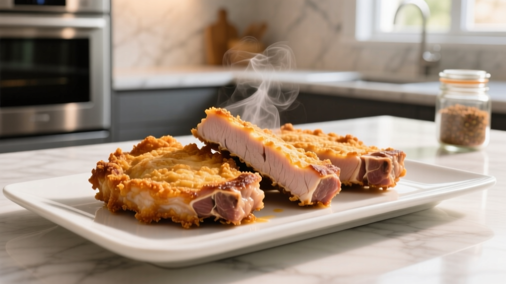 How to Air Fry Frozen Pork Chops (Crispy & Juicy!)