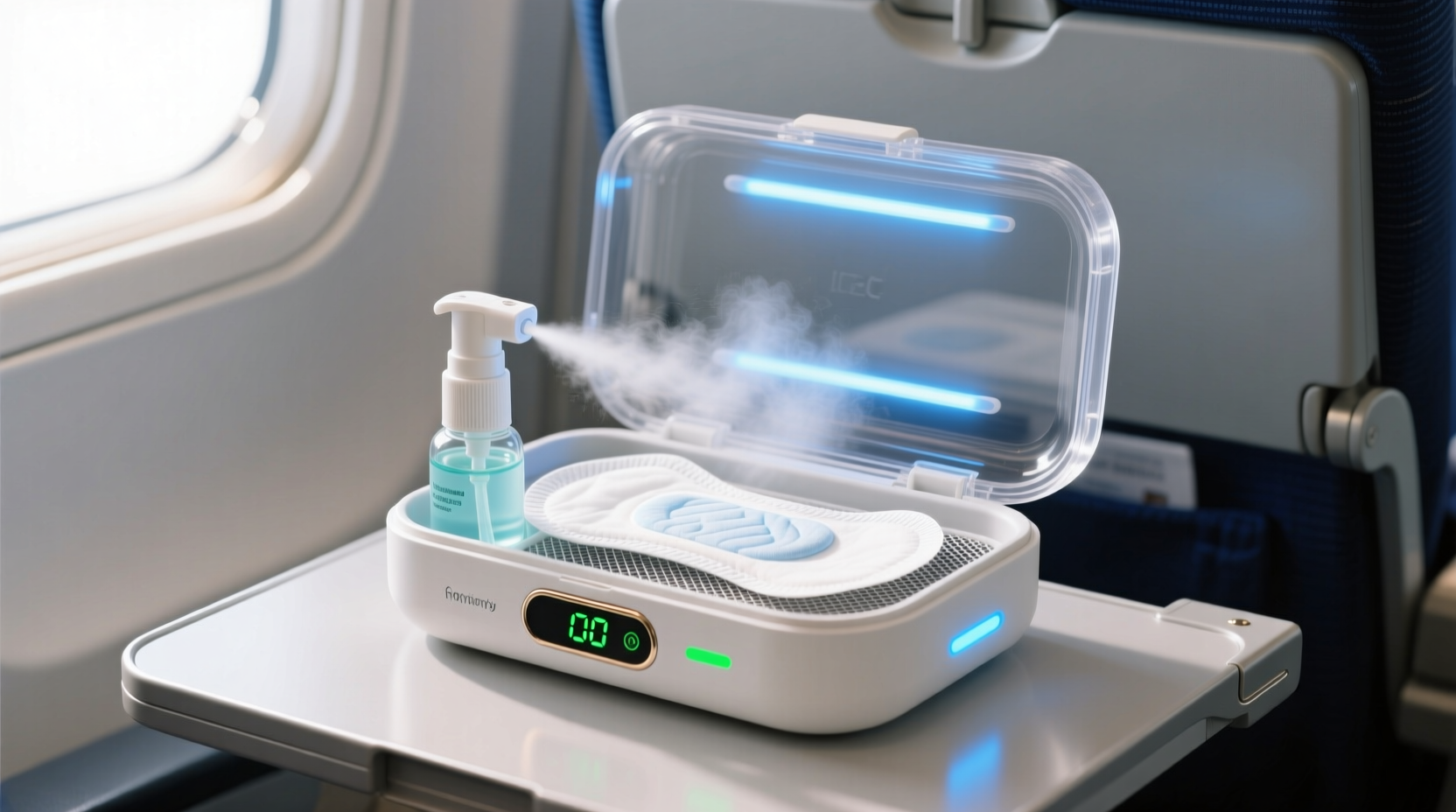 sanitize cloth pads while traveling no hot water