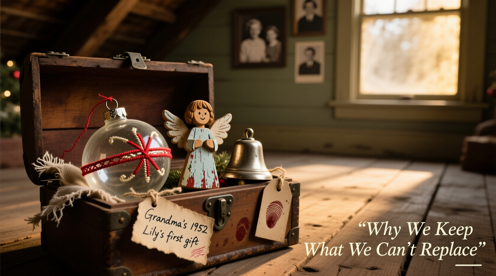 why do people keep heirloom christmas decorations sentimental value analysis