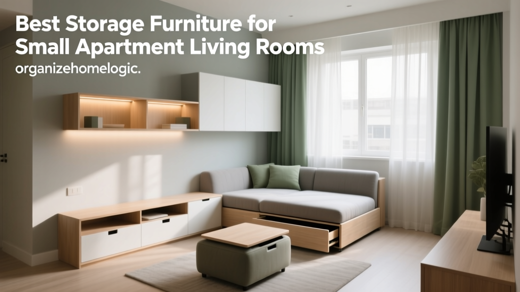 Best Storage Furniture for Small Apartment Living Rooms