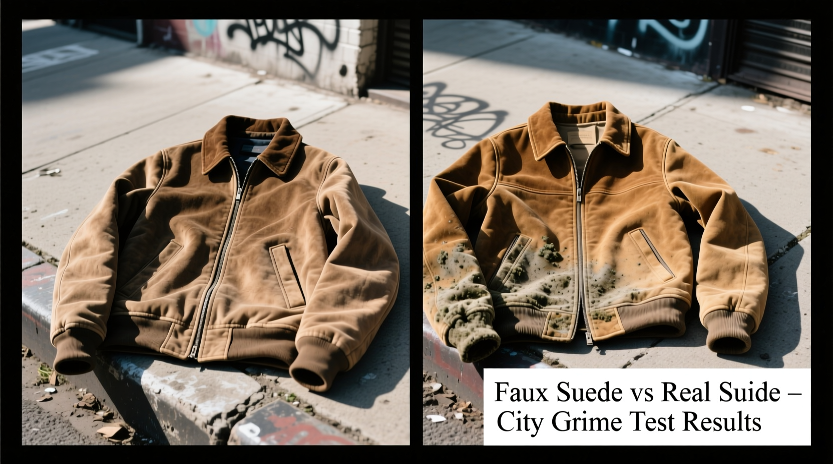 faux suede jackets vs real suede which withstands city grime better