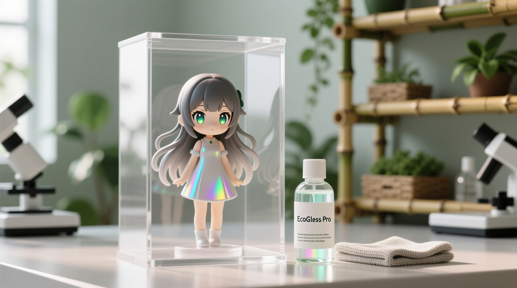 eco friendly cleaning tips for anime displays