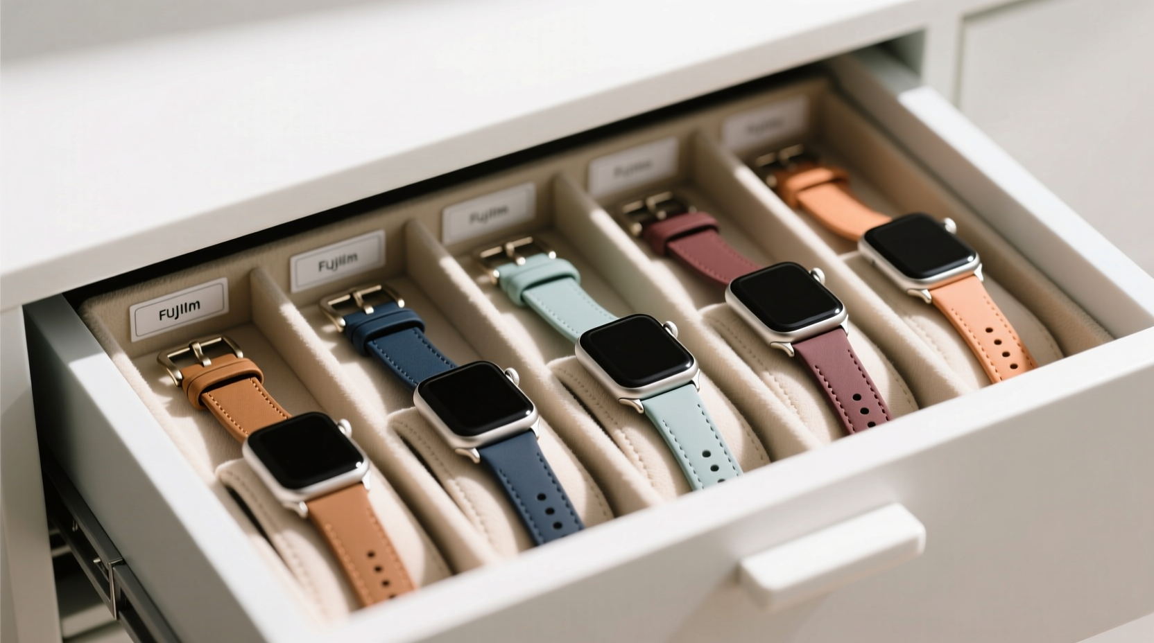 closet organization tips smartwatch band storage