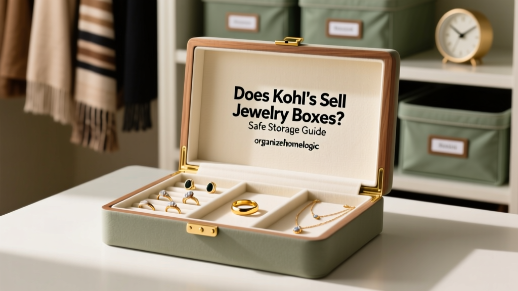 Does Kohl's Sell Jewelry Boxes? Safe Storage Guide