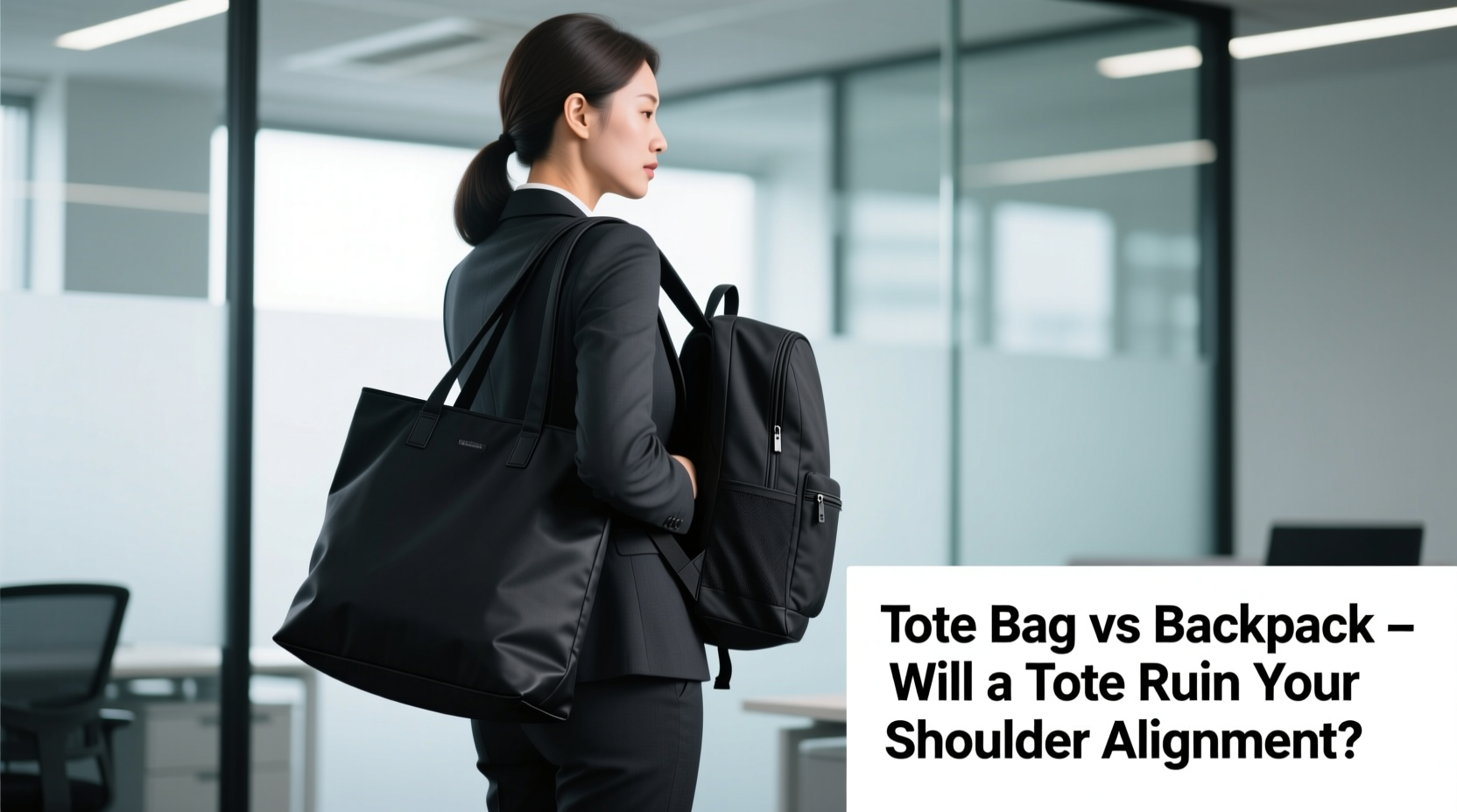 tote bag vs backpack for work will a tote eventually ruin your shoulder alignment