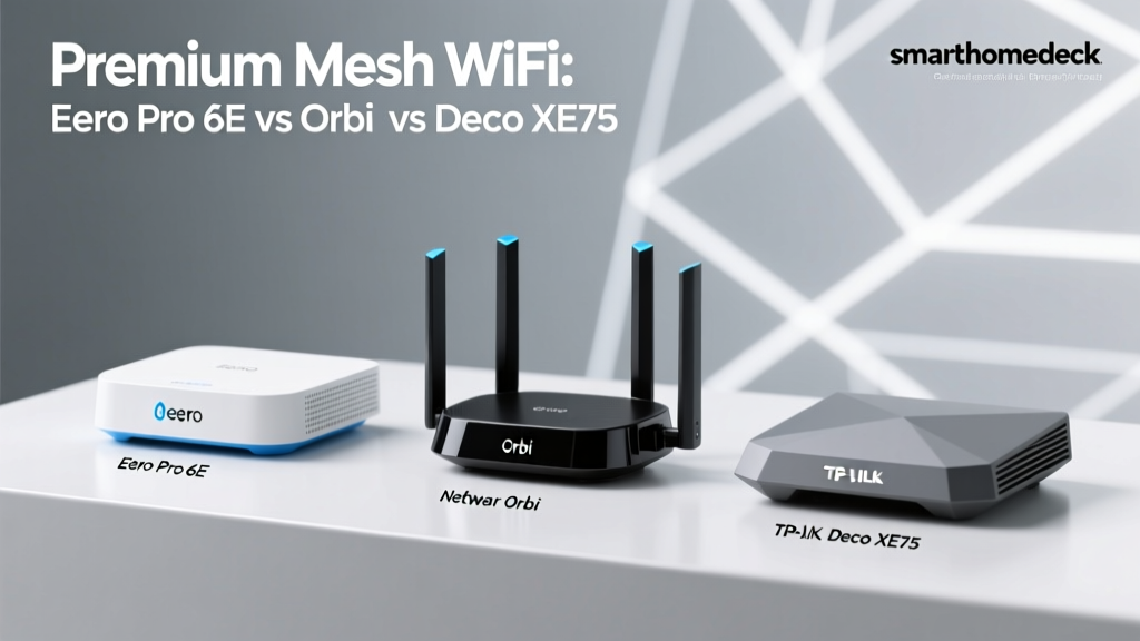 Premium Mesh WiFi: Eero Pro 6E vs Orbi vs Deco XE75