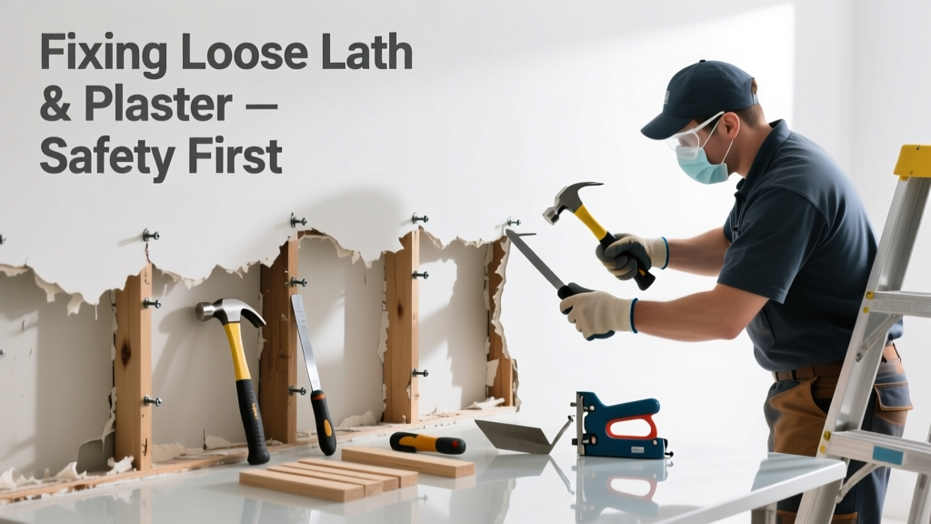 How to Fix Loose Lath and Plaster Walls Safely