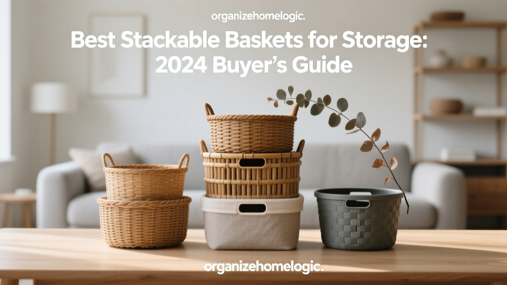 Best Stackable Baskets for Storage: 2024 Buyer's Guide