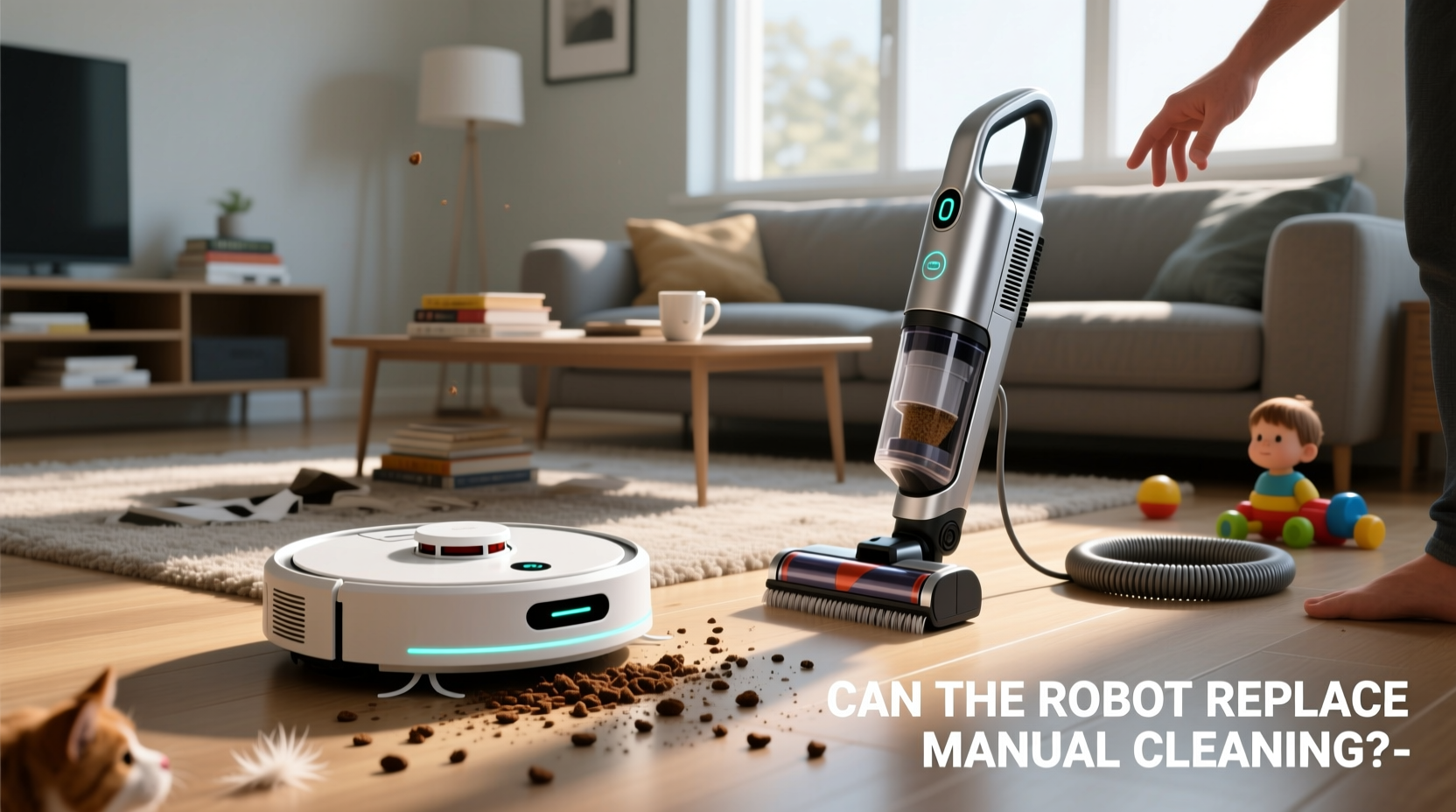 robot vacuum vs stick vacuum can a robot actually replace manual cleaning fully