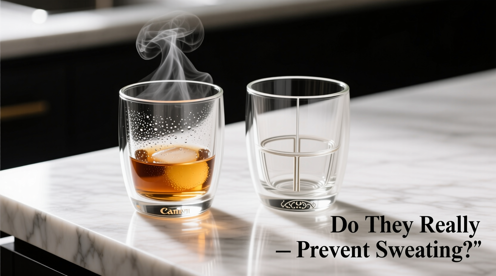 double-walled whiskey glasses do they really prevent sweating