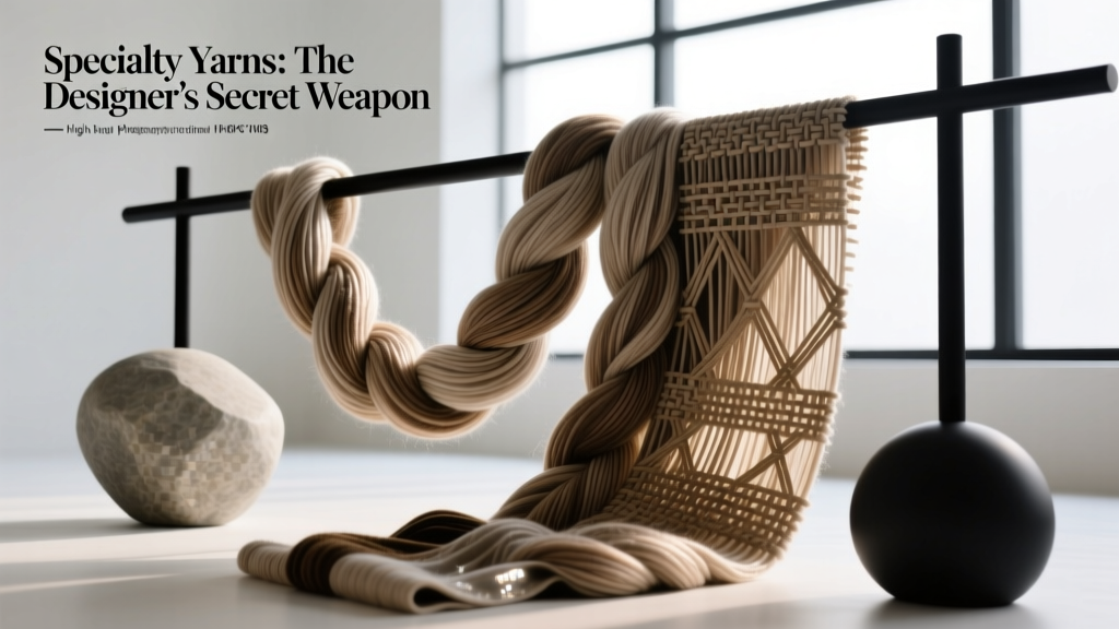 Specialty Yarns: The Designer’s Secret Weapon