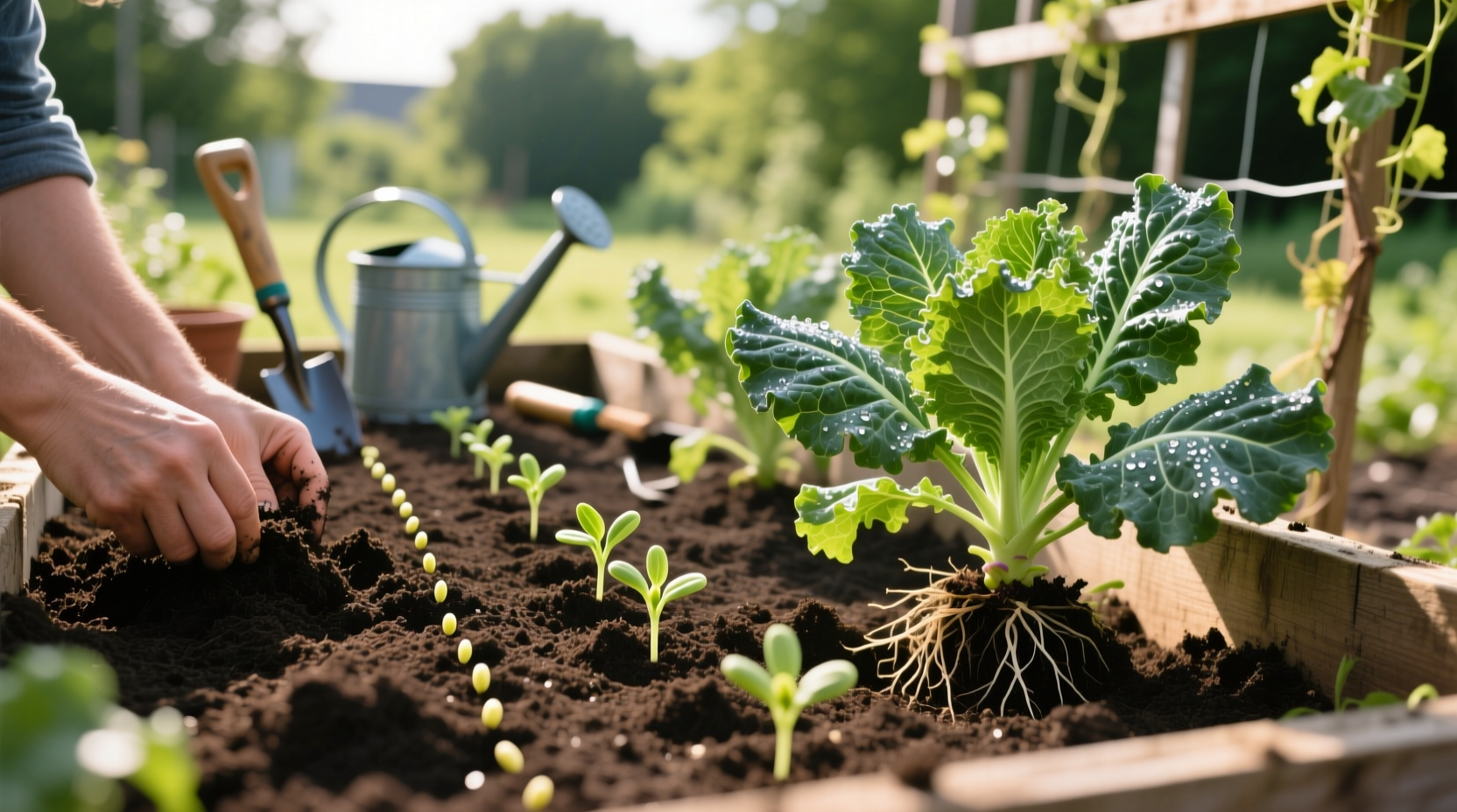 how to plant and grow kale