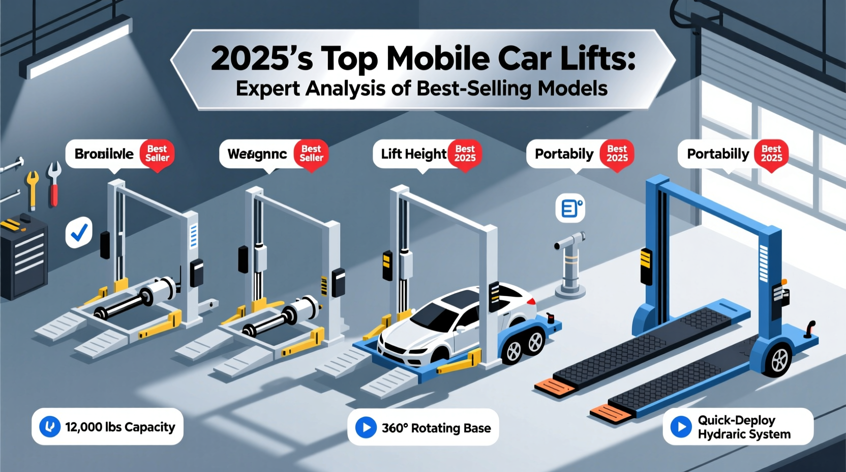 best selling mobile car lift