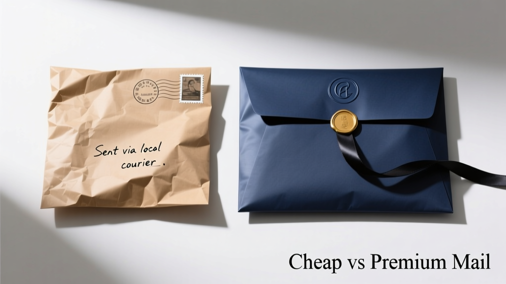 Cheap vs Premium Mail: What Actually Delivers Better ROI for Small Businesses and Creators