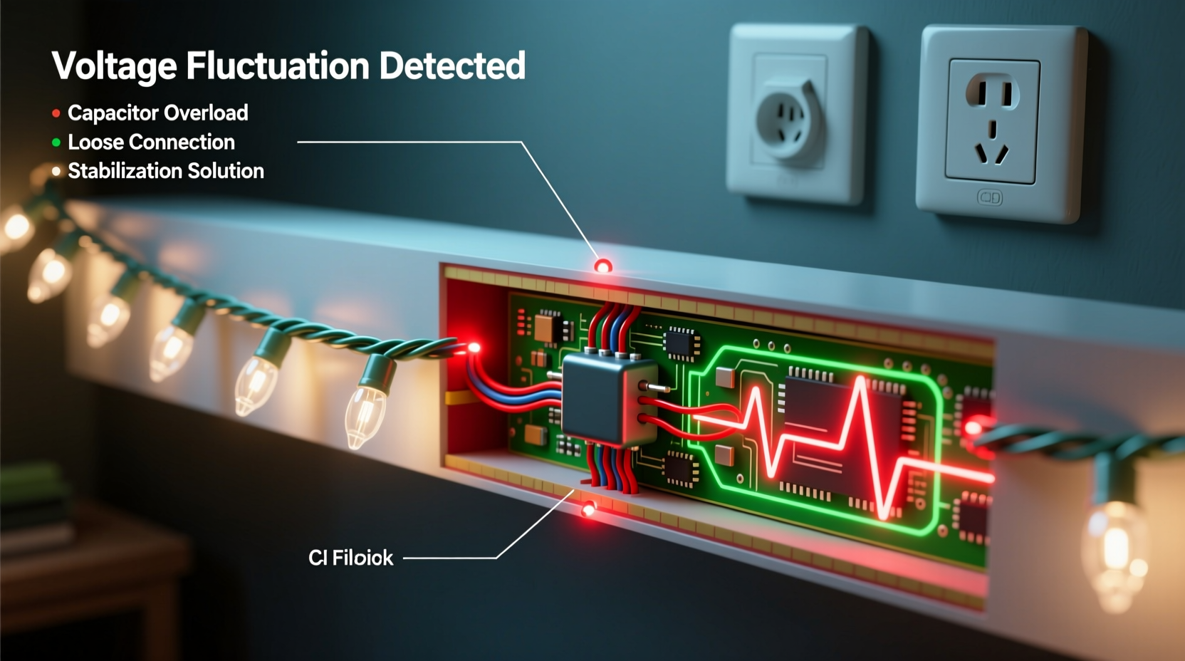 why do my string lights flicker and how to stabilize the voltage flow