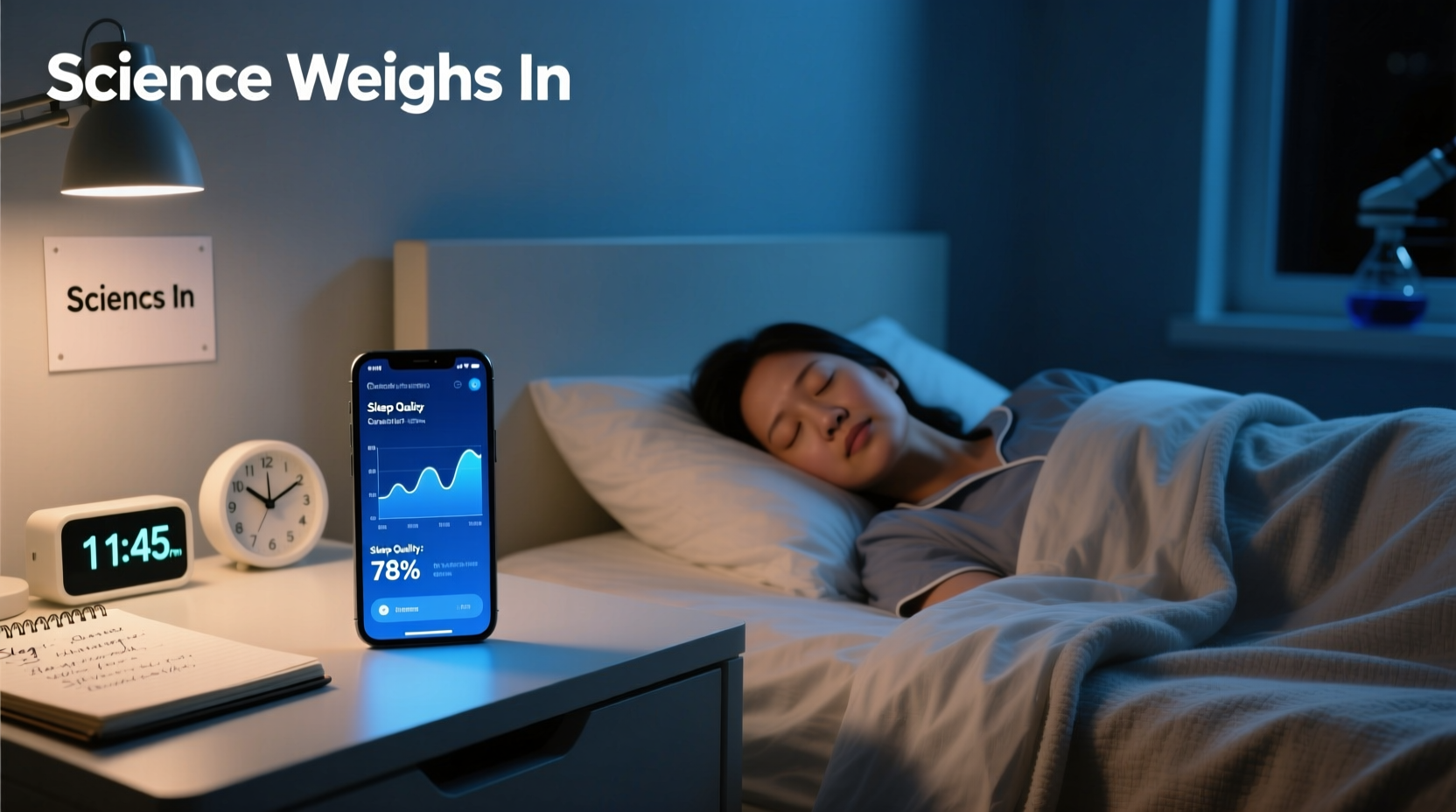 should you sleep with your phone across the room science weighs in