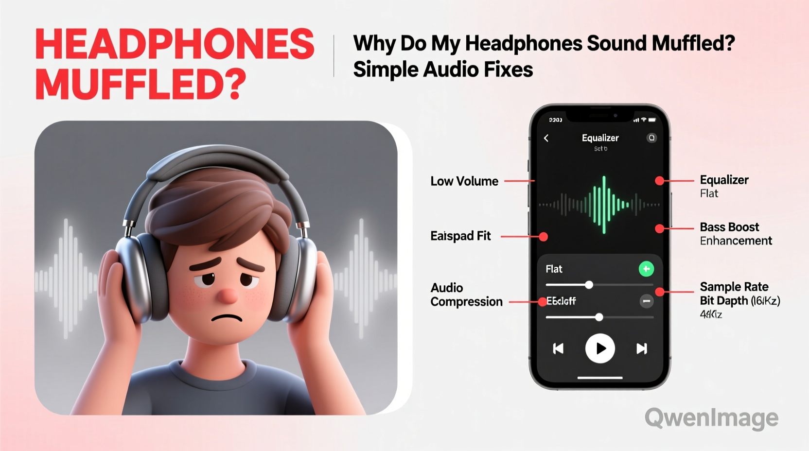 why do my headphones sound muffled simple audio settings to adjust