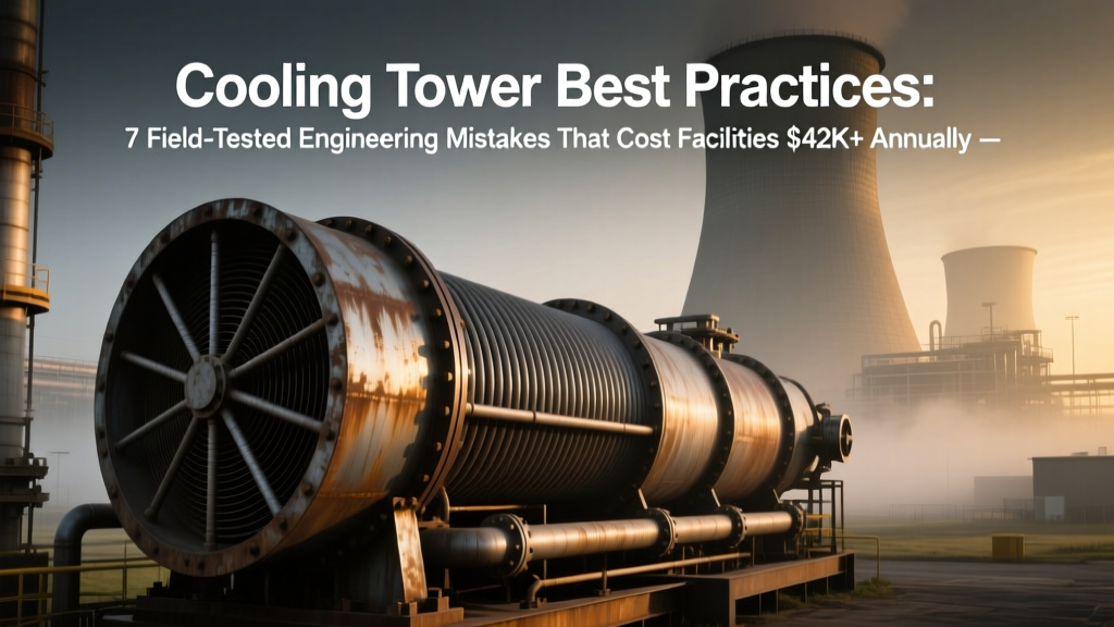 Cooling Tower Mistakes Costing $42K+/Year—Fix Now